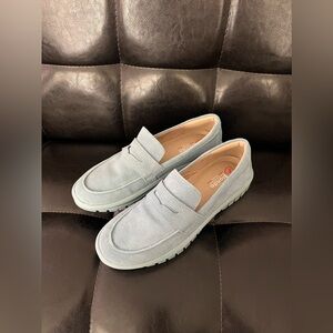 blondo waterproof blue womens loafers